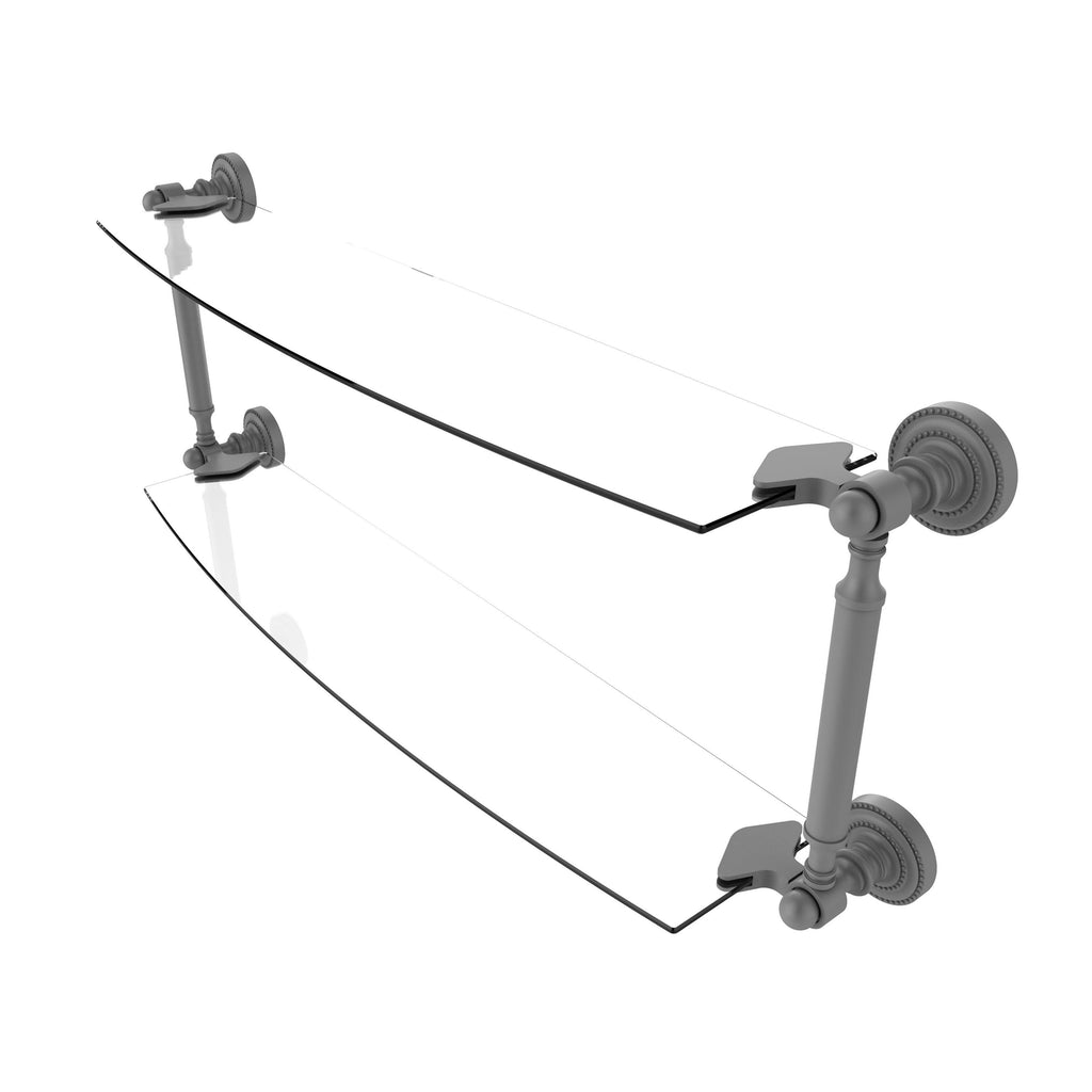 18x22 Two Tiered Glass Shelf Oil Rubbed Bronze X86831