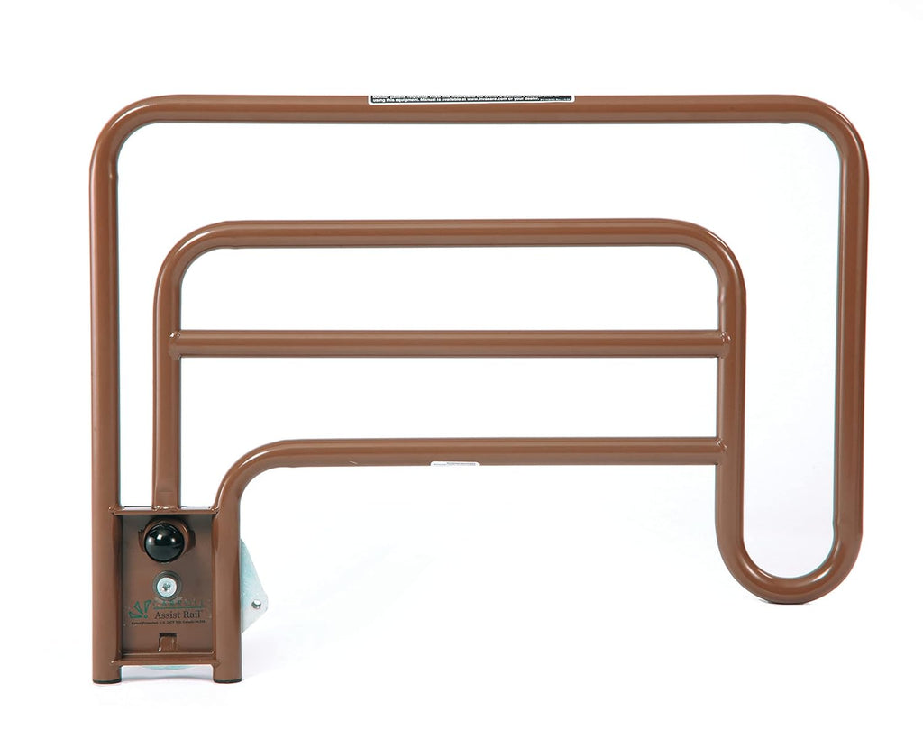 Brown Half-Length Bed Rails, 1 Pair C15110