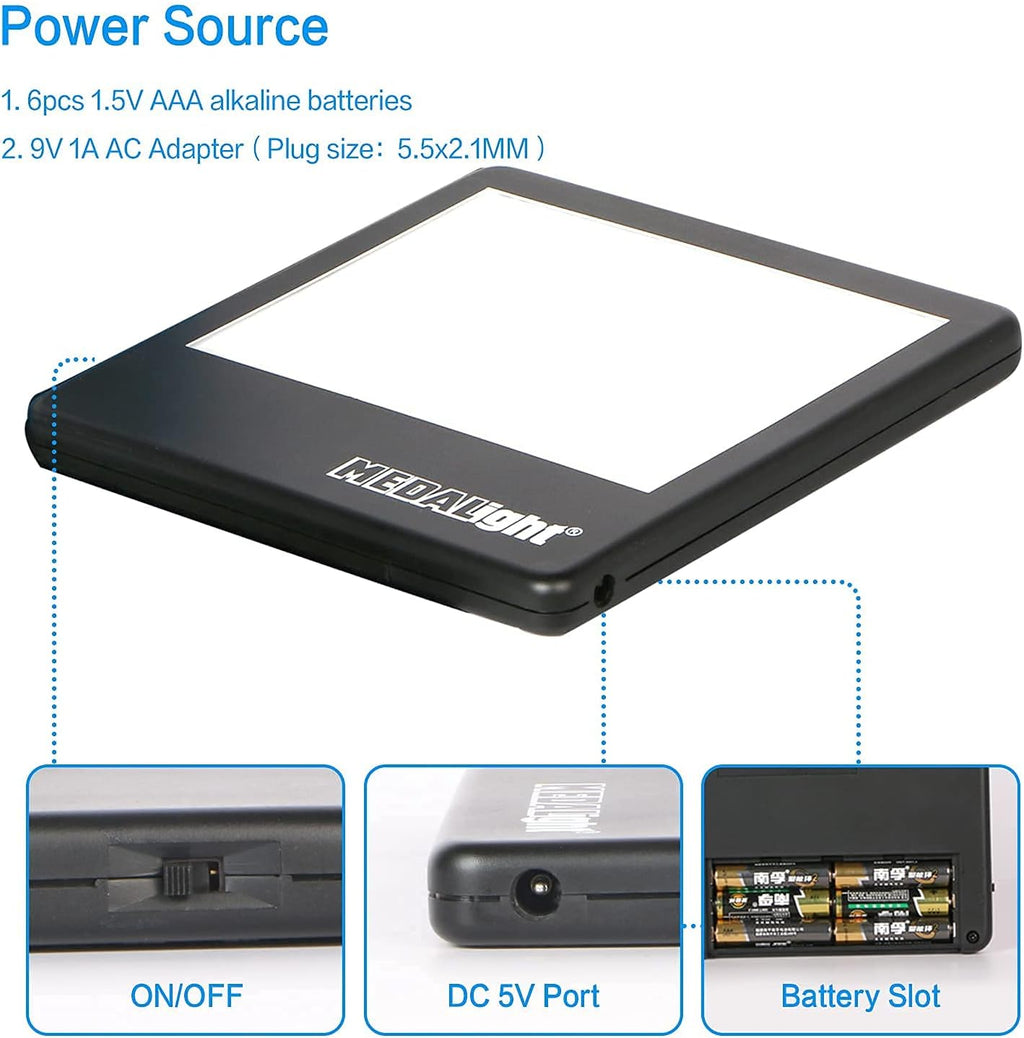 5 x 4 Inches Ultra-Thin LED Light Panel Pack of 2 R4335
