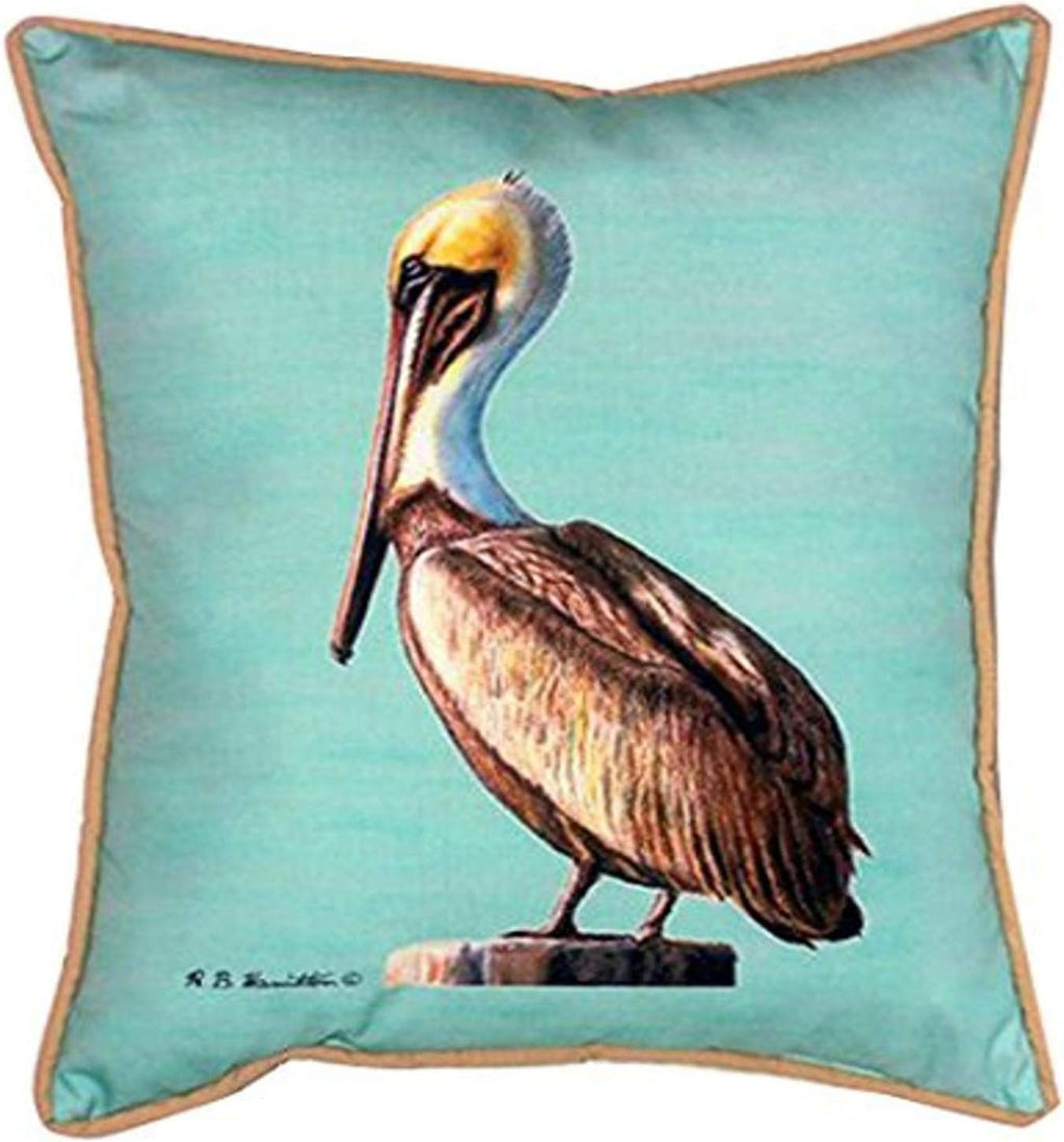 Teal Indoor/Outdoor Pillow Z277