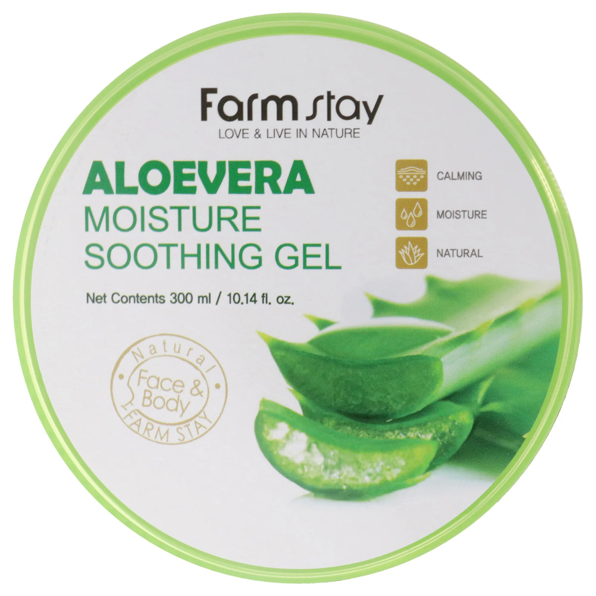 10.14 oz Aloevera Moisture Smoothing Gel U4512