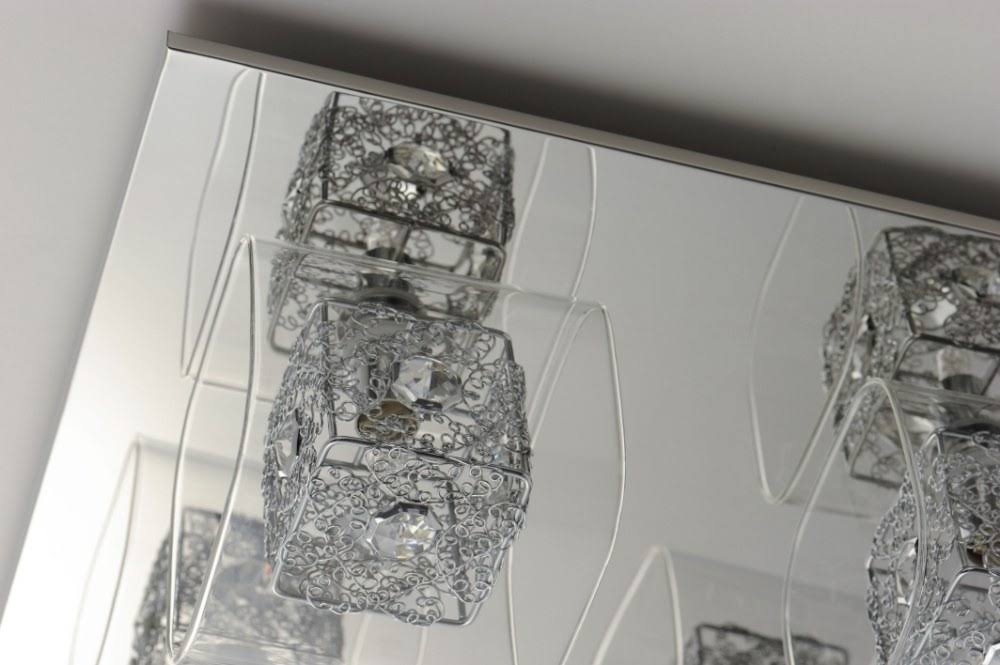 Polished Chrome Flush Mount Light Q6056