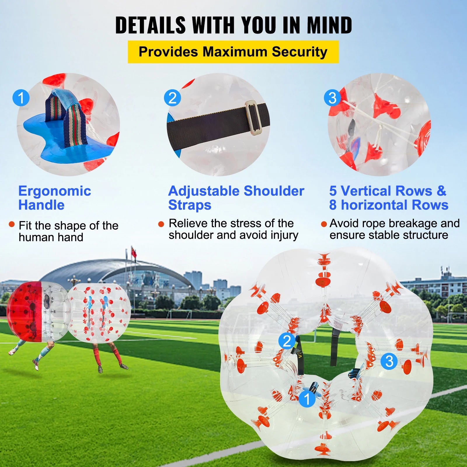 Bubble Soccer Ball Inflatable Bumper Ball D4291