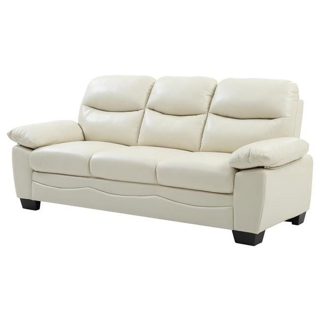Pearl Faux Leather Straight Sofa H2443