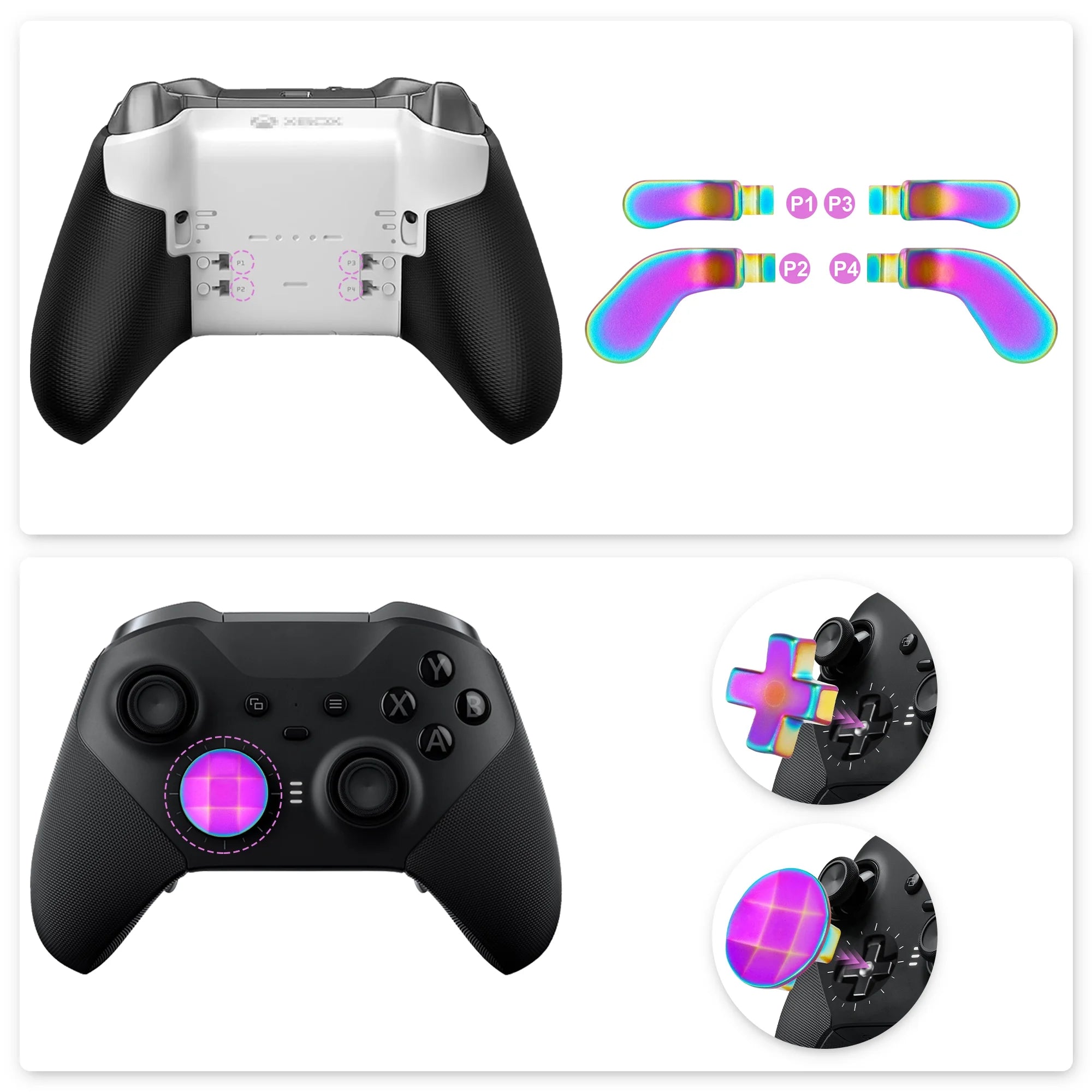 Thumbsticks Replacement Parts for Xbox One Elite Series 2 Controller J6920