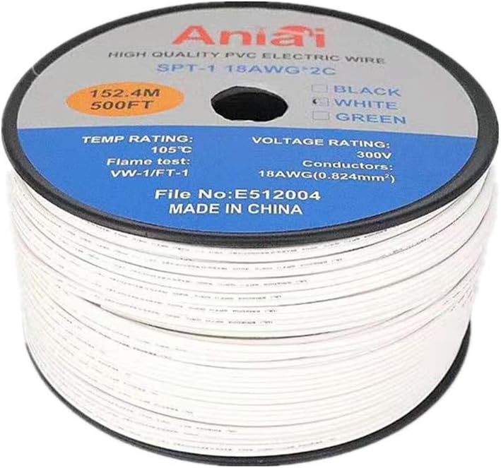 18 AWG 500 Foot Spool Zip Wire (green) Pack of 2 G4073