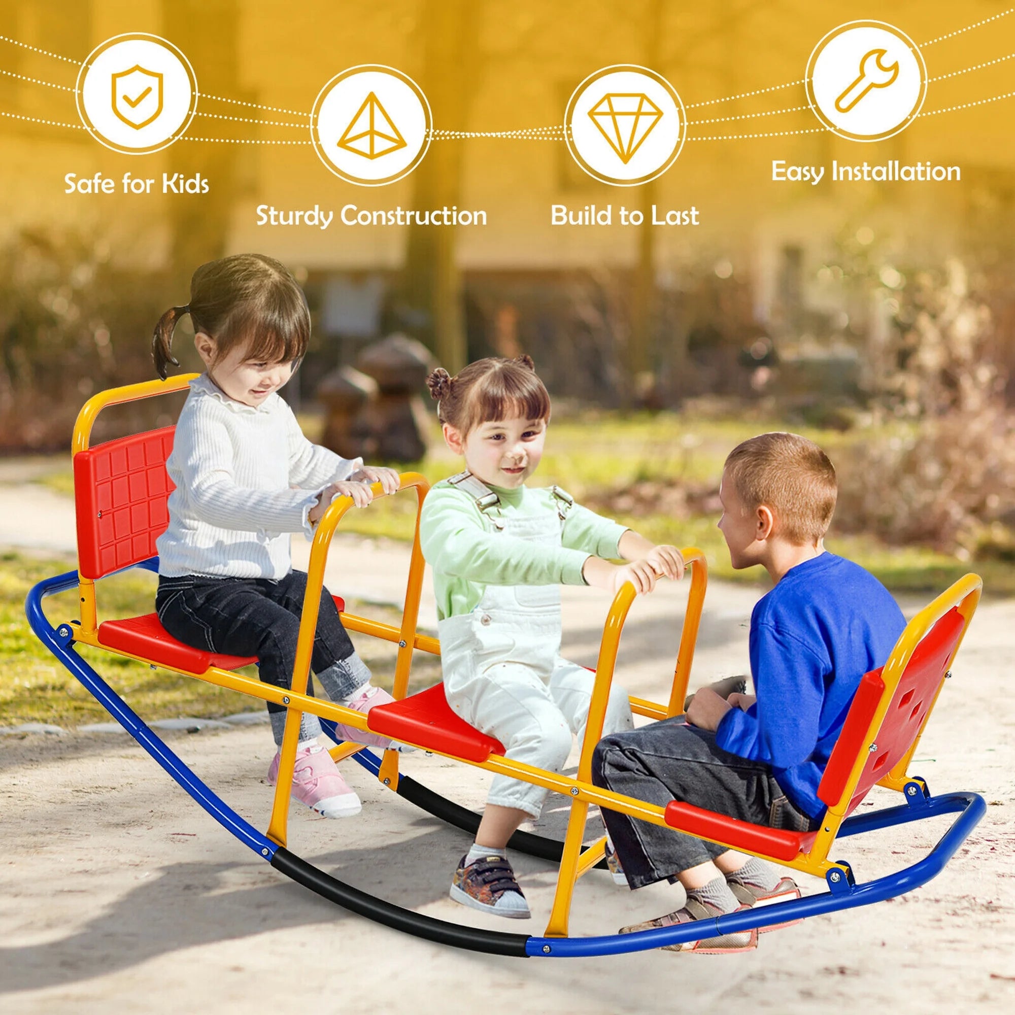 Kids Teeter Totter Outdoor Teeter Totter P9878