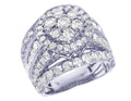 10K White Gold 4Ct Diamond Engagement Ring D210