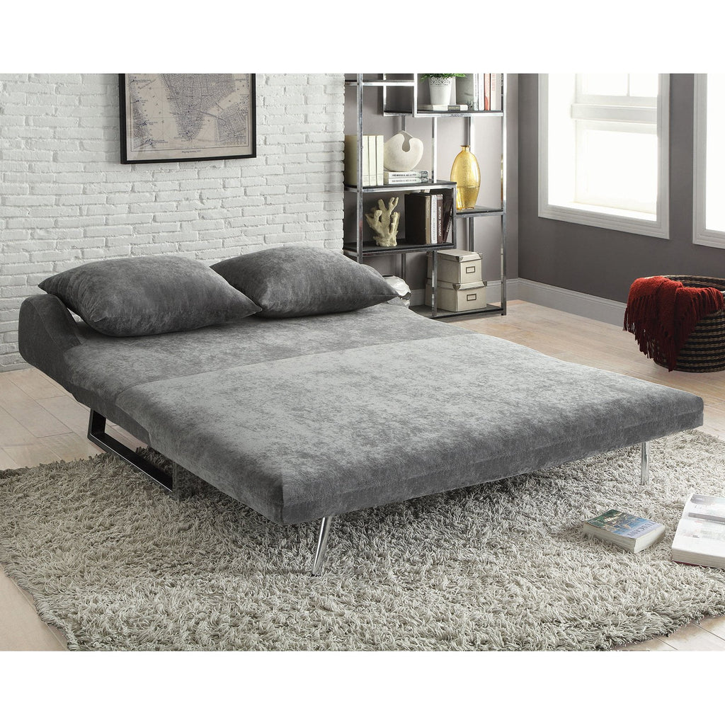 Grey Upholstered Sofa Bed M149606