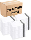 Oversized 100 Percent Cotton Kitchen Towels, Blue Stripes, 216 Bulk Case Pack C788