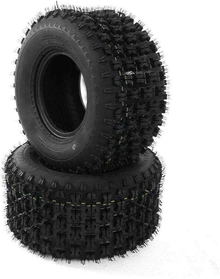 Set of 2 20x10-10 Turf Tires Lawn Mower Garden 4PR Tubeless Tires M238744