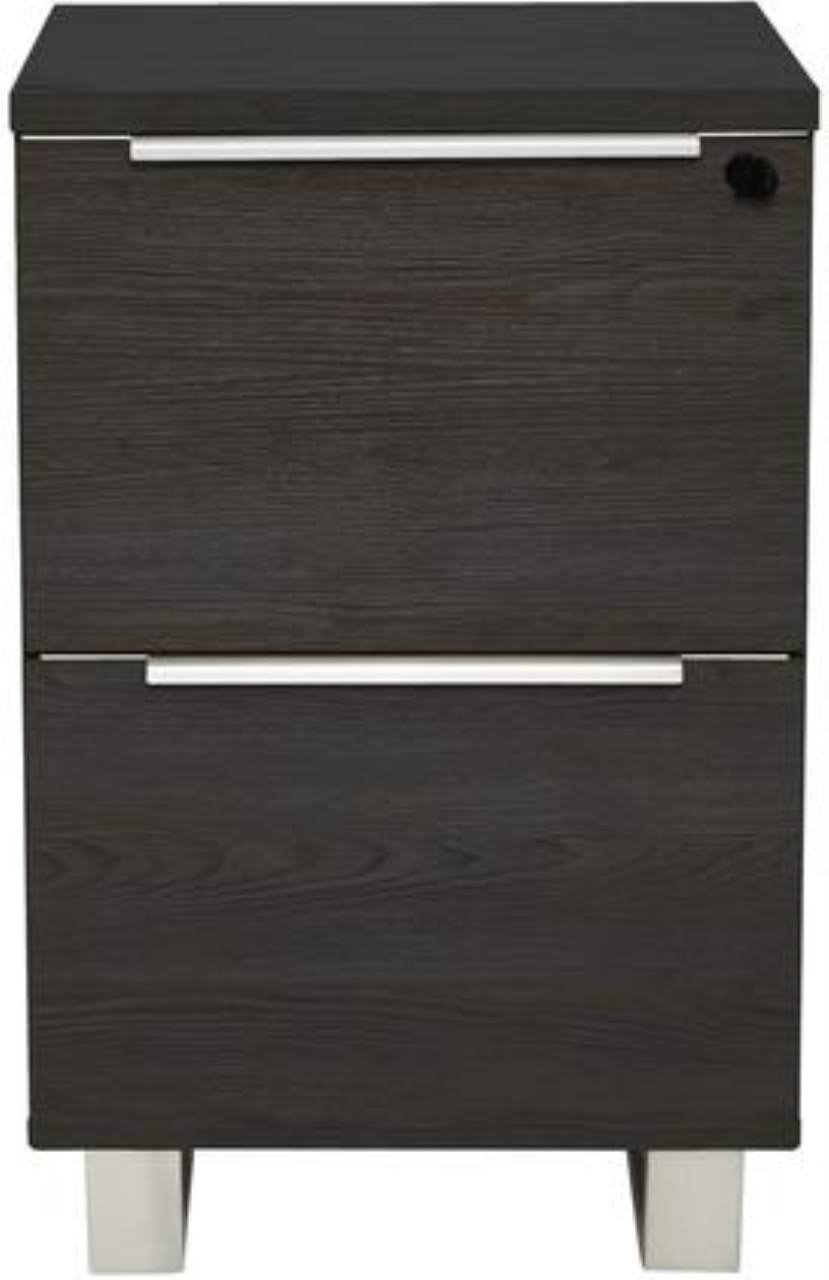 2-Drawer File Cabinet Espresso I28882