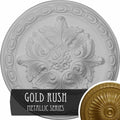 Acanthus Ceiling Medallion, Hand-Painted Gold X620671