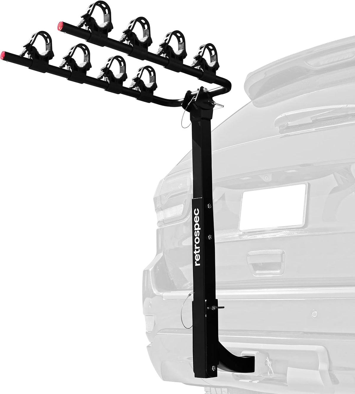 Compact Foldable Steel 4 Bicycle Carrier Y892042