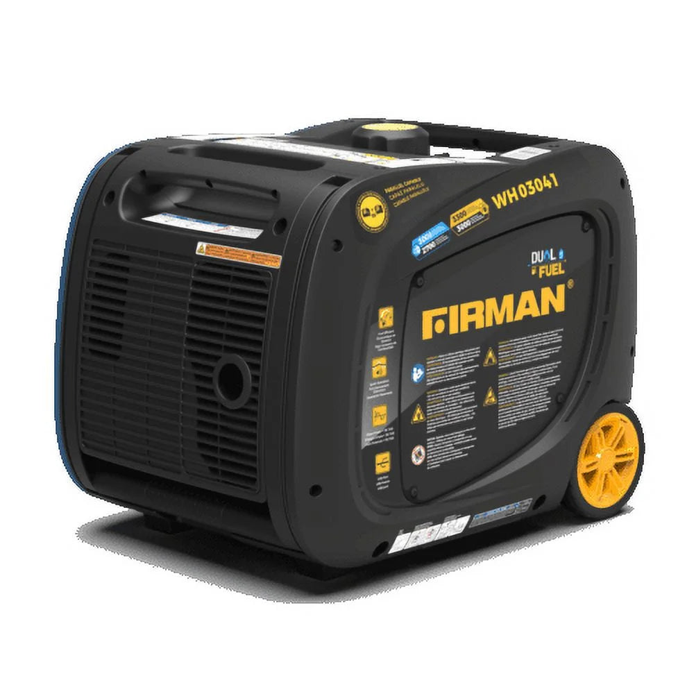 Dual Fuel Inverter Portable Generator 3300/3000W Recoil Start X543