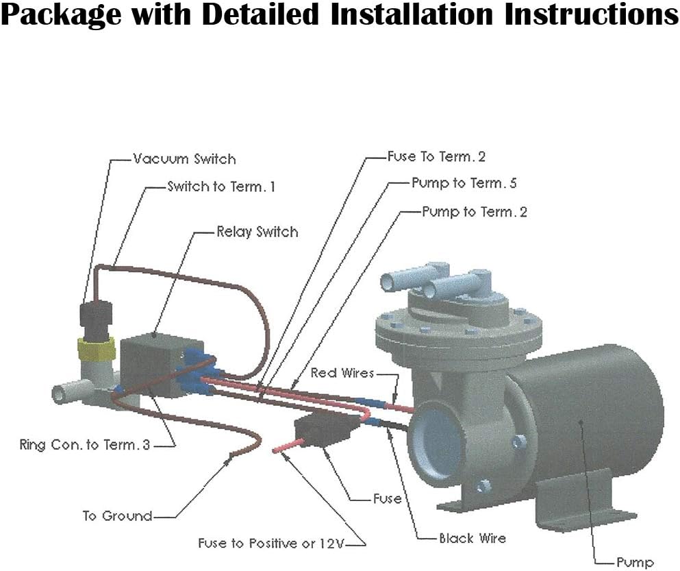 Electric Vacuum Pump Kit For Brakes G141