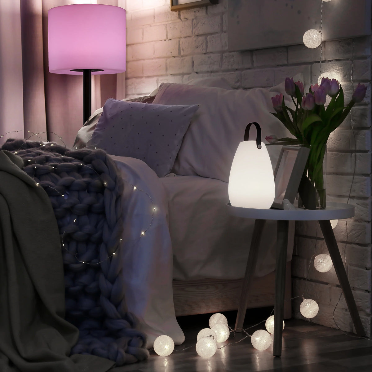Wireless LED Color Changing Lantern, 2 pack W3553