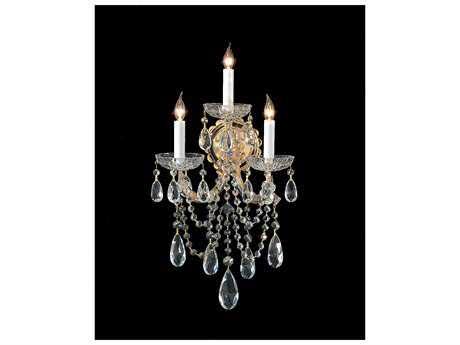 3 Light Sconce, Polished Chrome Z539