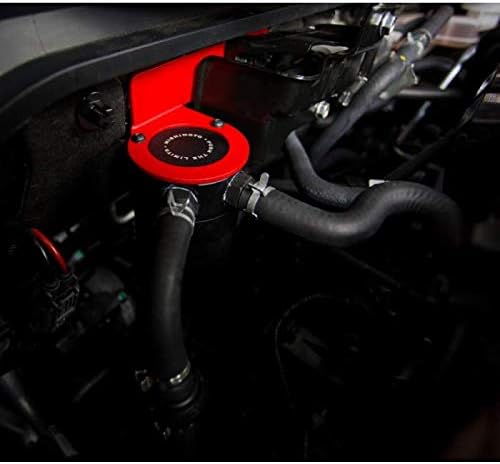 PCV Baffled Oil Catch Can Red K7806