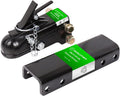 Adjustable Cast Trailer Coupler 15000lbs with Channel and Fasteners B112