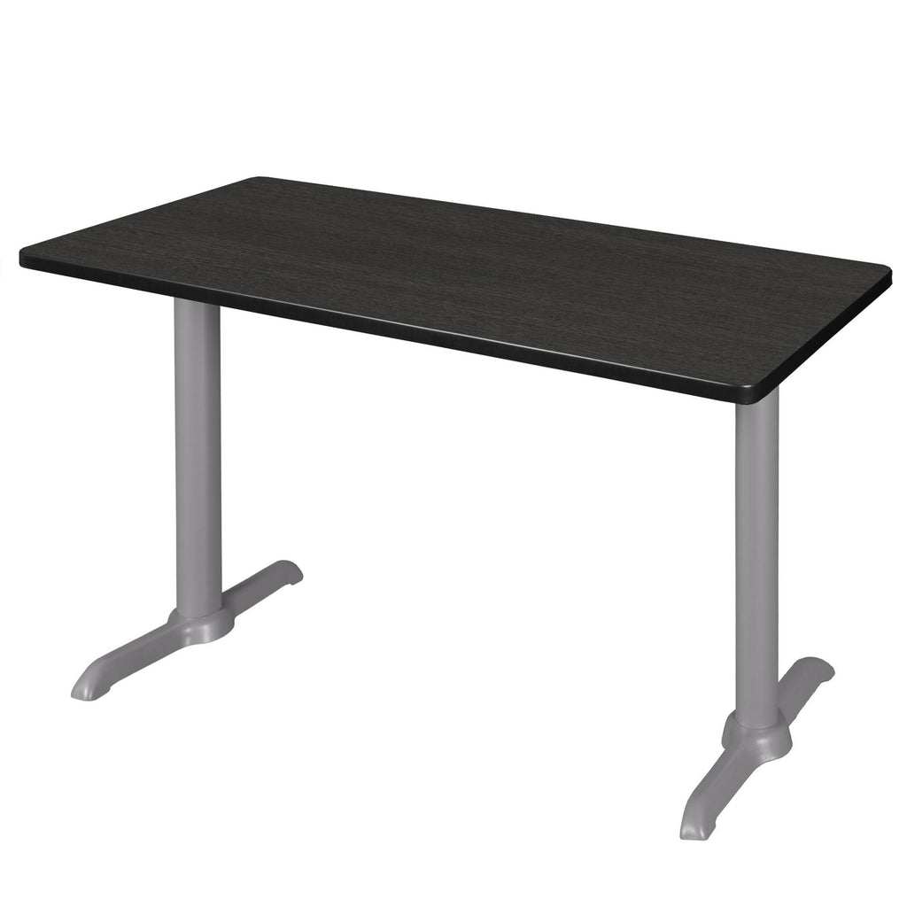 42 x 24 in. Training Table - Cherry u0026 Grey M24816
