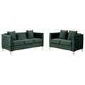 Pink Velvet Sofa Loveseat Set L2641
