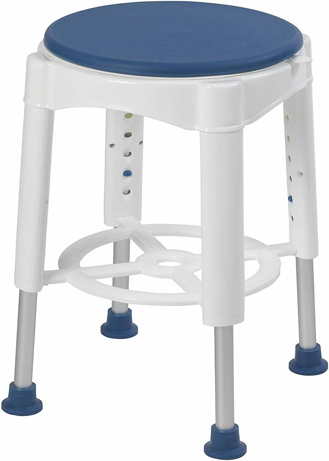 Blue Padded Rotating Bath Stool X20843