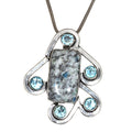 Handmade 925 Silver Jasper Gemstone Necklace L281