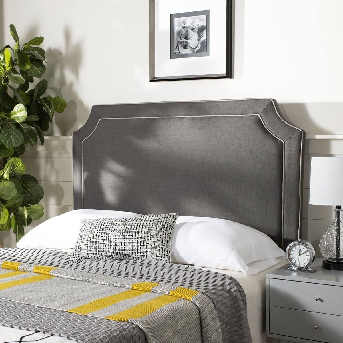 Charcoal Light Grey Full Headboard X889682