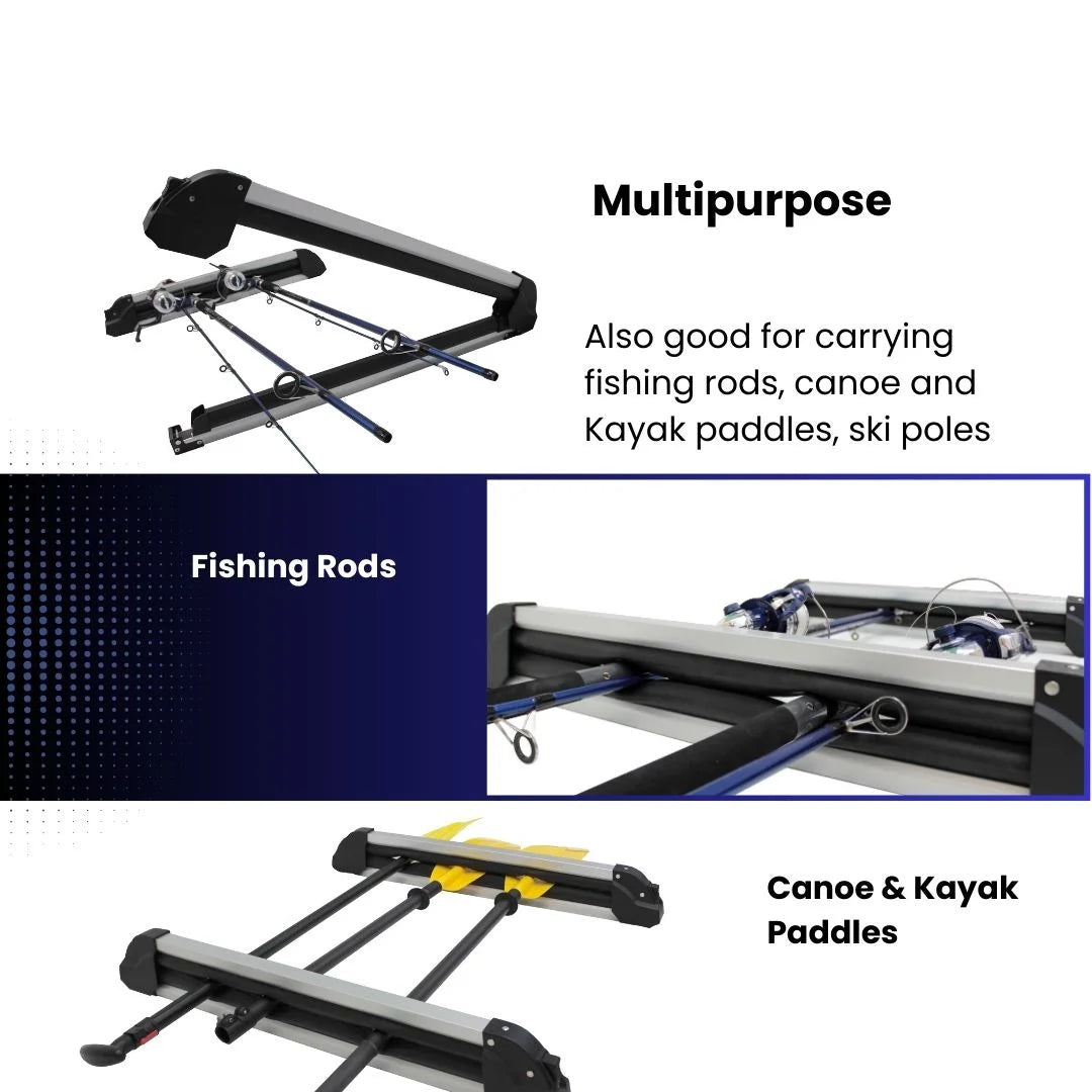 2PCS Universal Car Ski Snowboard Roof Racks Mount X90764