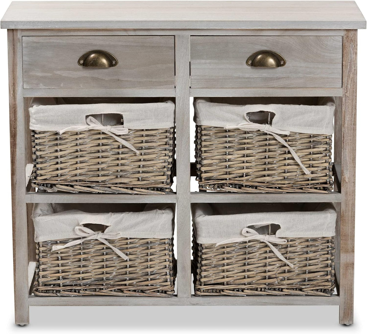 White/Grey Multipurpose Shelving and Cabinets I858807