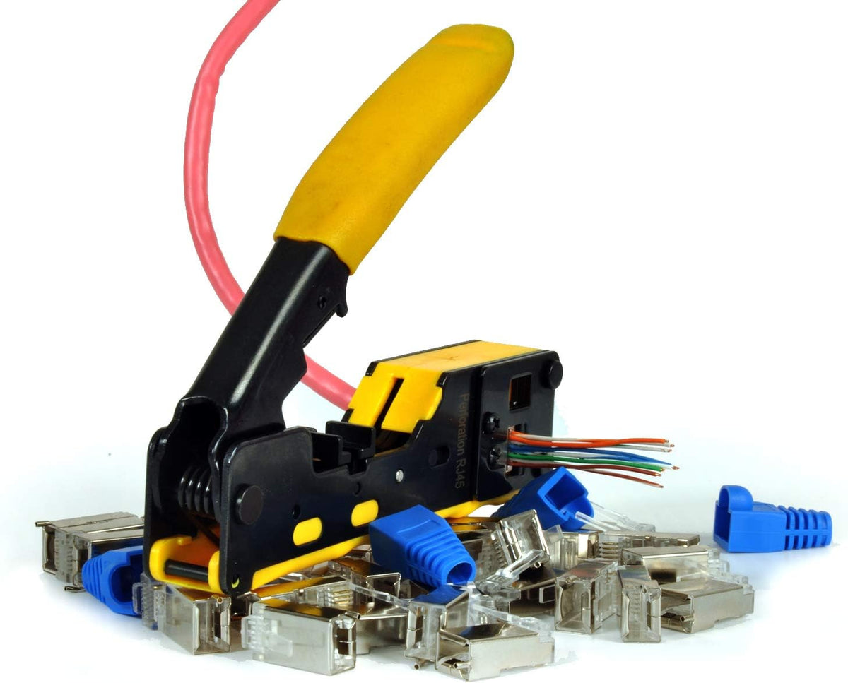 RJ45 Crimper for UTP/FTP Cable Connector Assembly Q3852