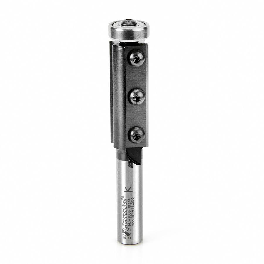 Insert Solid Carbide Flush Trim 3/4 Dia x 50mm x 1/2x22 Shank K7607