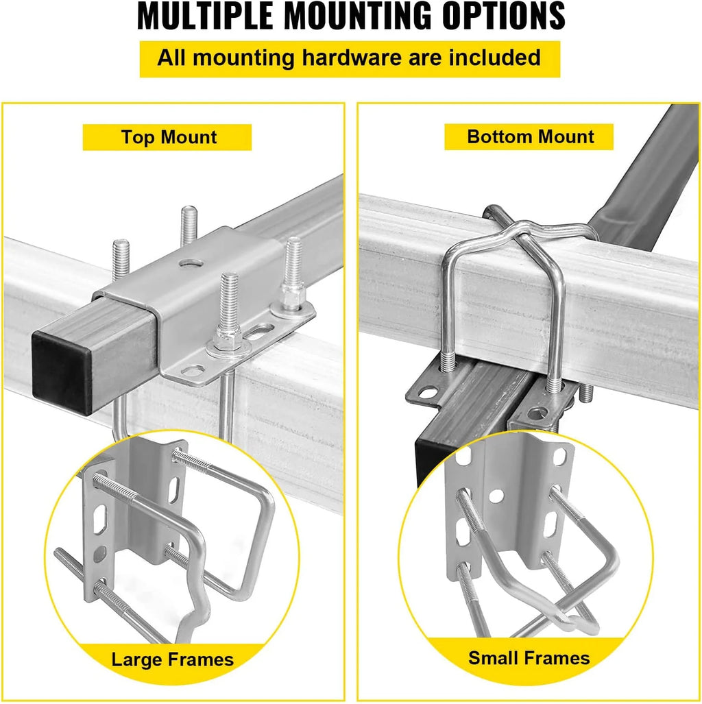 48 in. Steel Boat Trailer Guide-on with White PVC Tube Covers W22074