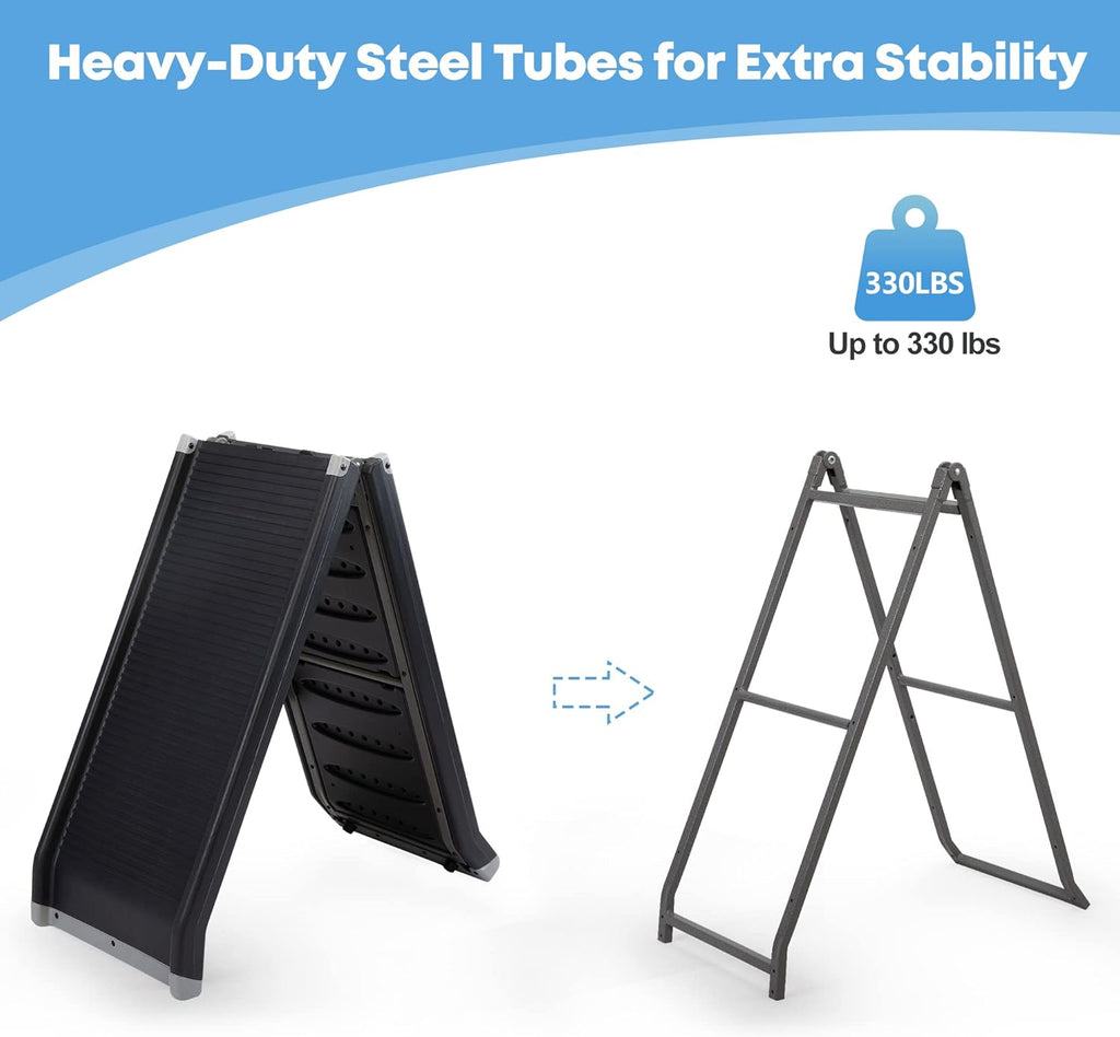 Heavy Duty Portable Folding Dog Ramp for SUV, Truck, Car, Non-Slip H621159