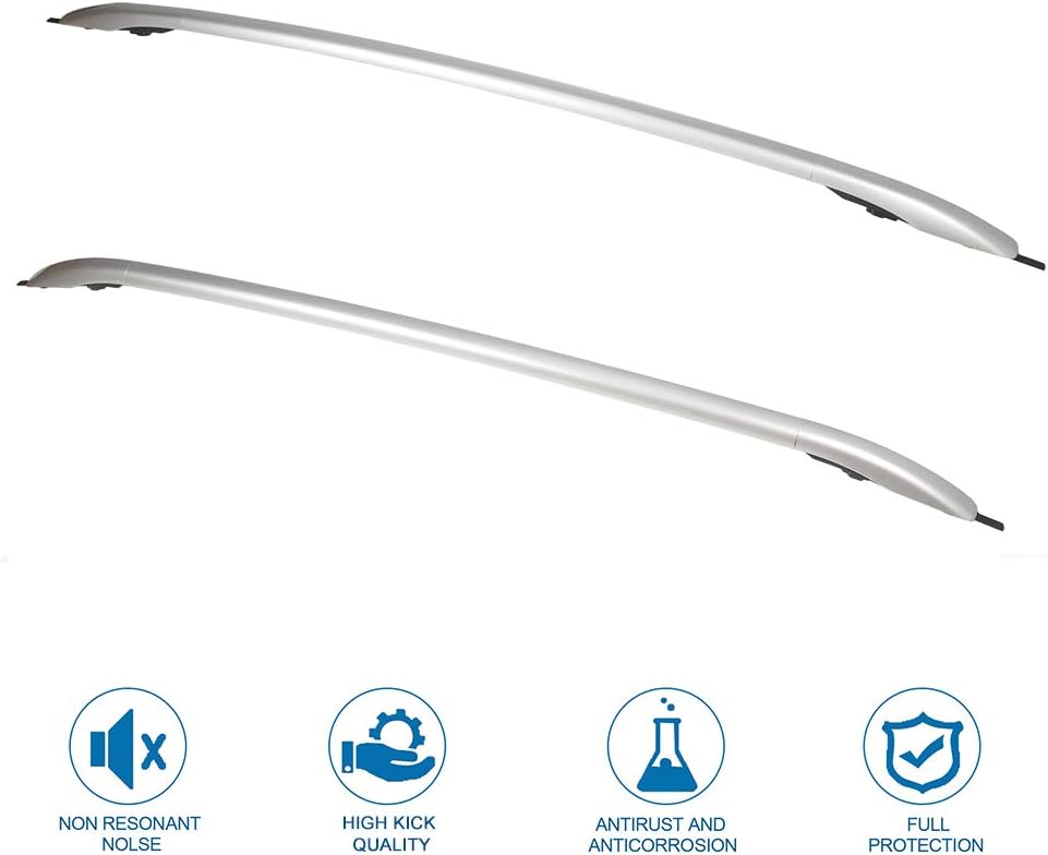 Silver Roof Side Rails Cargo Carrier H147435