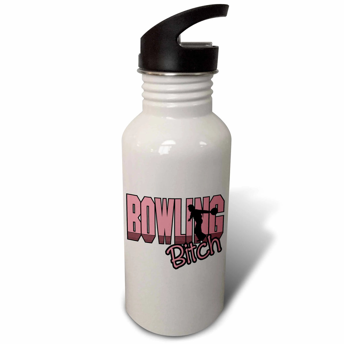 Pink 21 oz Sports Water Bottle Q407456