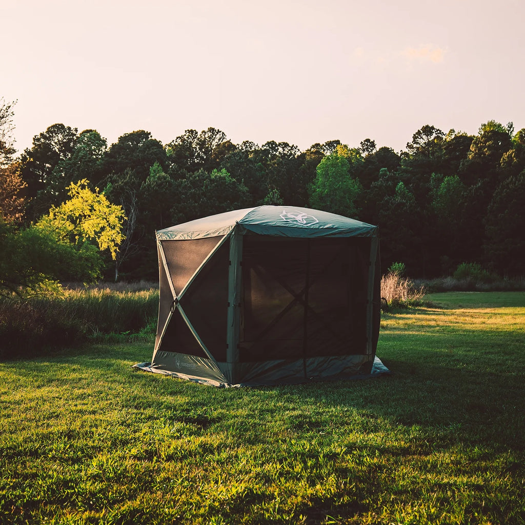 Alpine Green 5-Sided Portable Gazebo with 3pk Wind Panels M364764