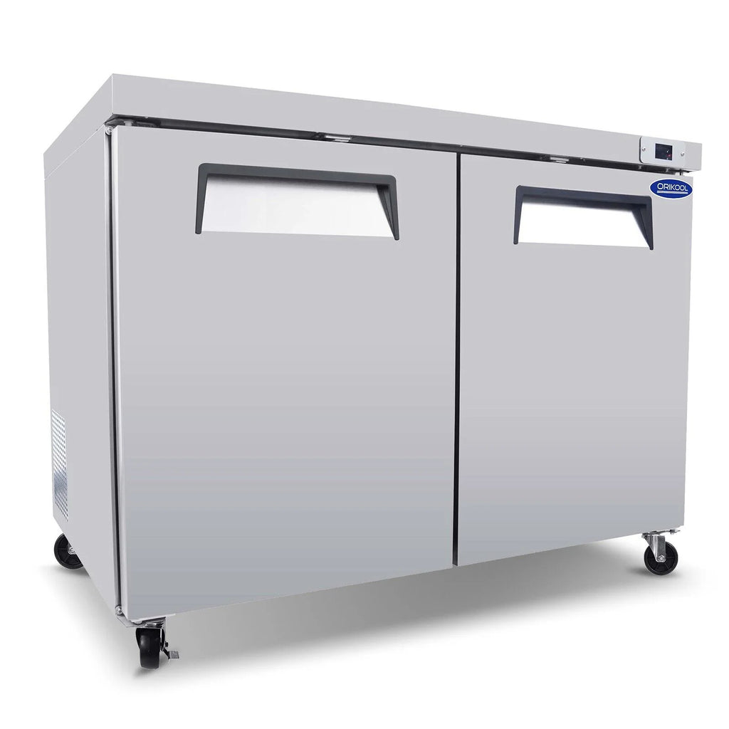 48" Under Counter Freezer on Wheels Casters O768