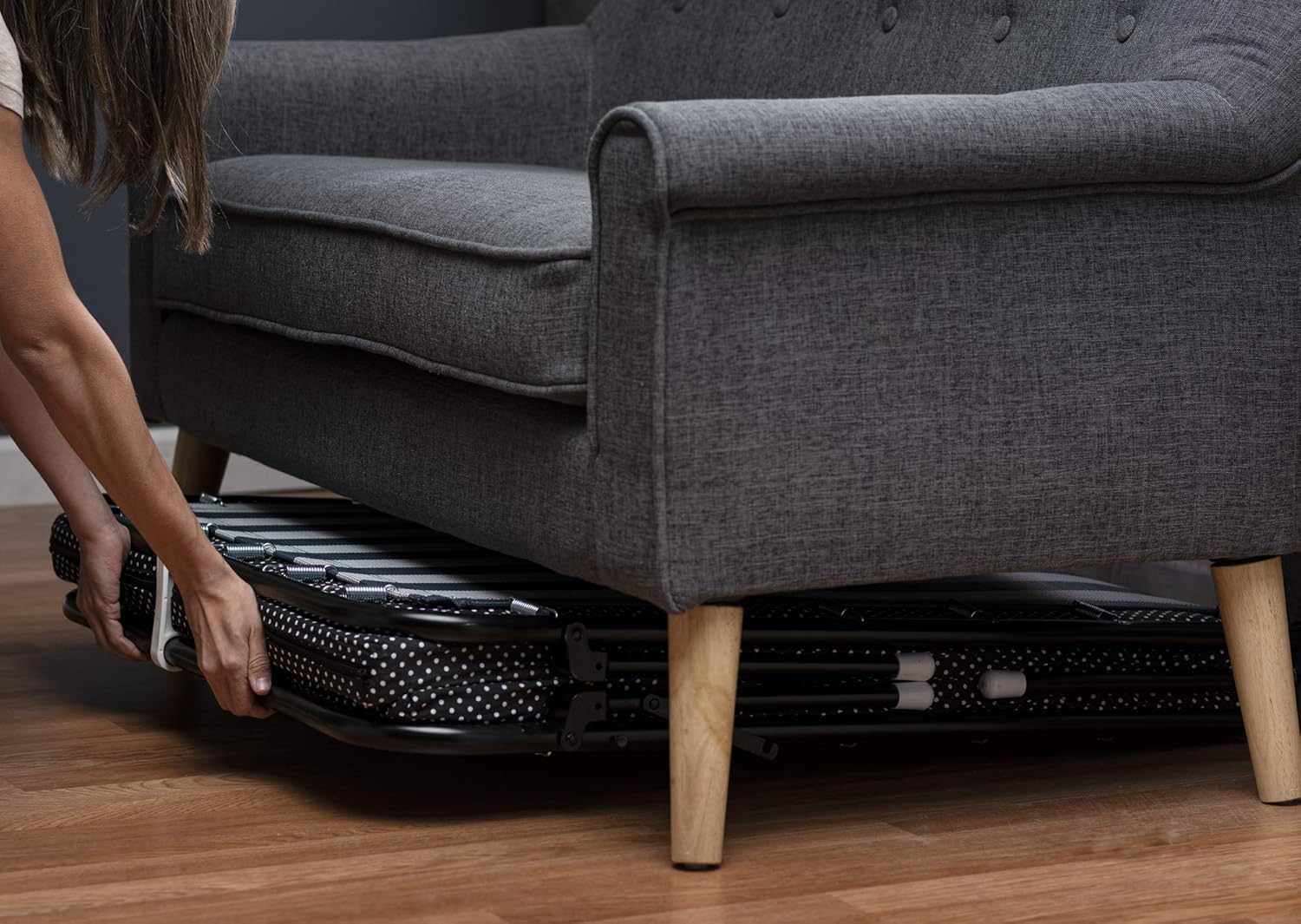 Folding Bed with Memory Foam Mattress and Carry Bag A5861