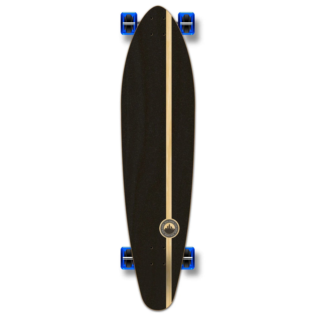 Longboard Skateboard Kicktail Cruiser 40" x 10" with Black Grip Tape Aluminum Alloy Truck 71mm Wheels M790