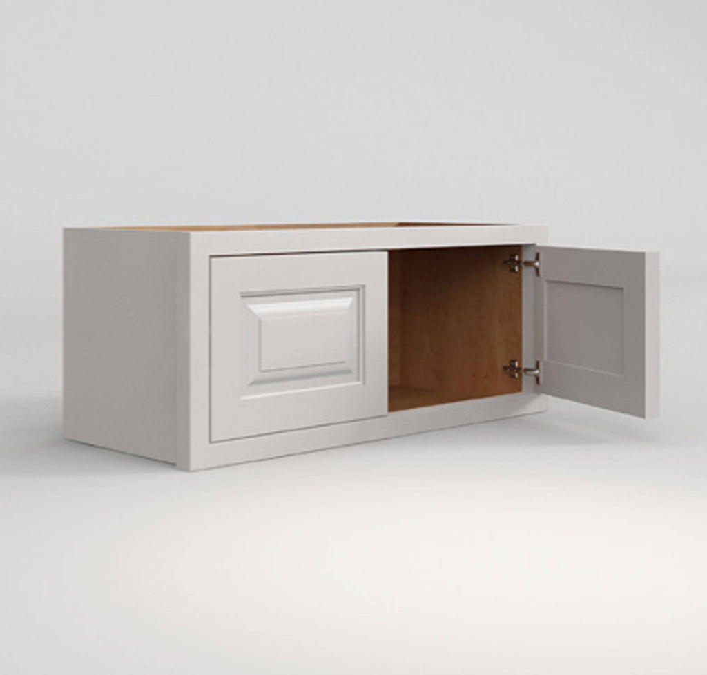 Wide Bridge Vintage White Inset Wall Cabinet - Double Door 12 X4322
