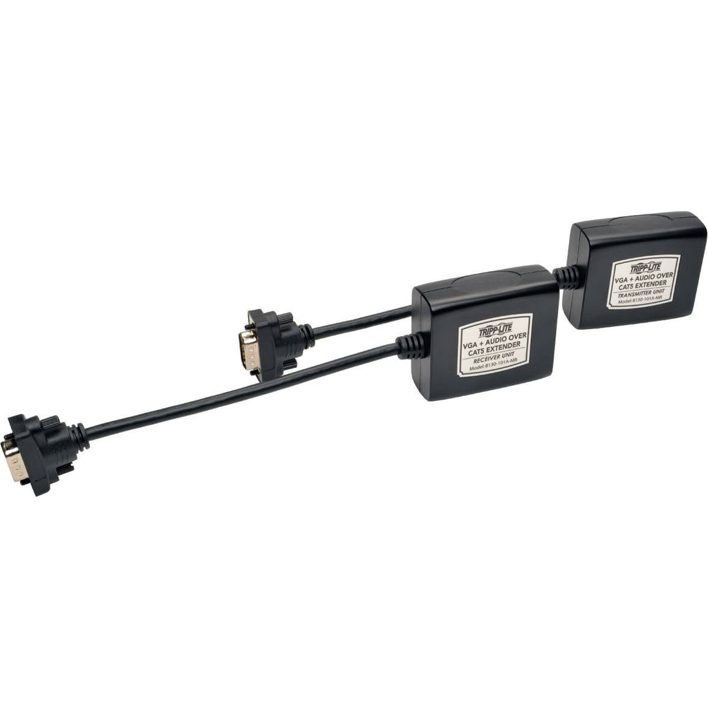 VGA Audio over Cat5 Cat6 Video Extender Transmitter Receiver O10661