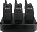 6 Pack Rechargeable Two Way Radios with Multi Gang Charger F74561