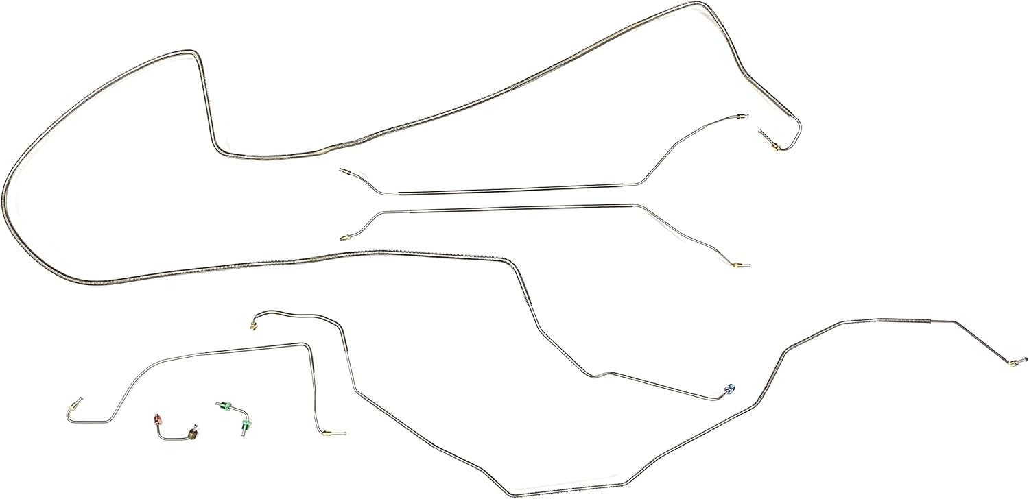 Stainless Brake Line Kit with Valve and Bracket Z516