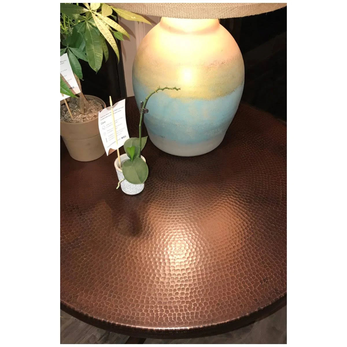 Hammered Copper Table Top L5111