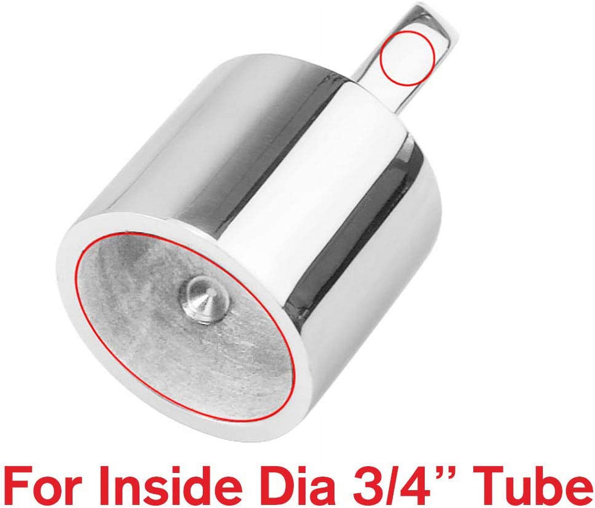 2 PCS 3/4'' Bimini Top Caps Tube Canopy Hardware, Eye End Top Fitting Marine 316 Stainless Steel H1833