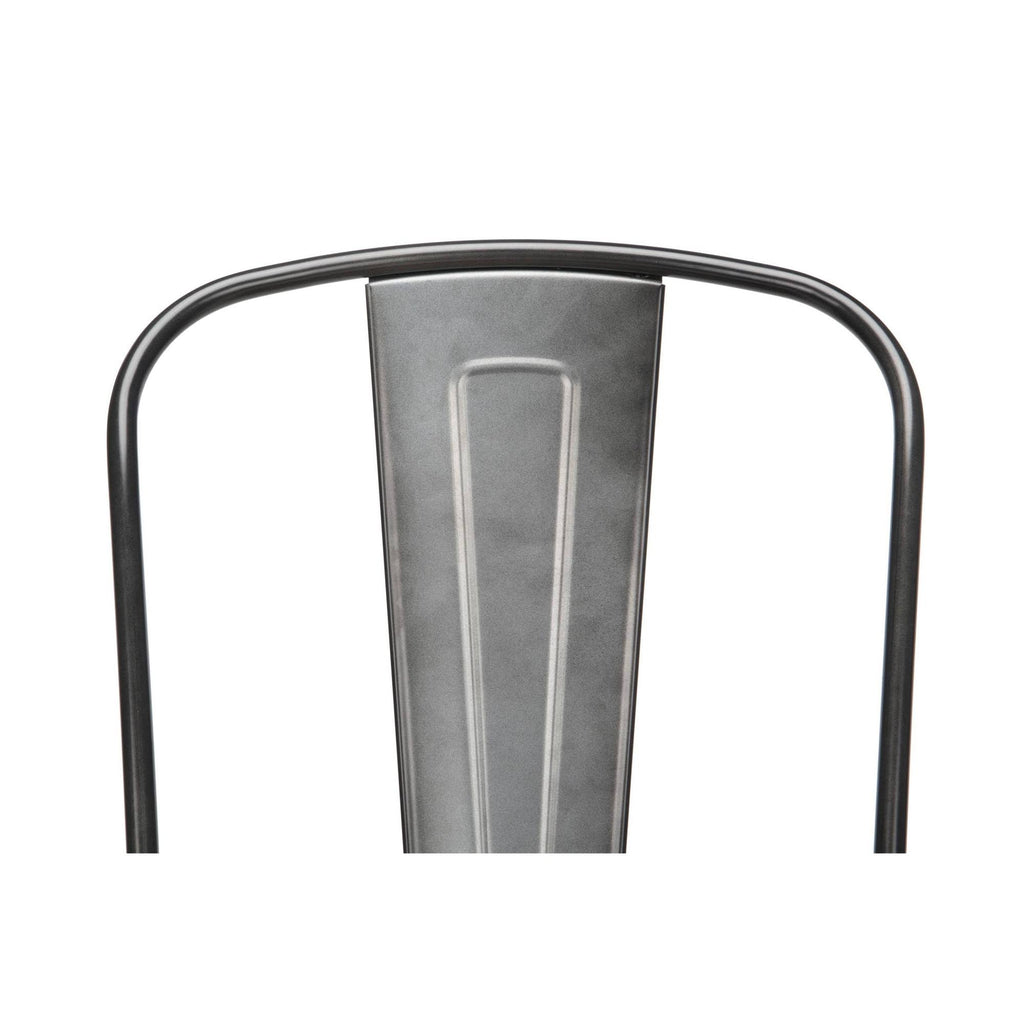Industrial Modern 4 Pack 26x22 High Back Metal Bar Stools with Solid Ash Wood Seats M101