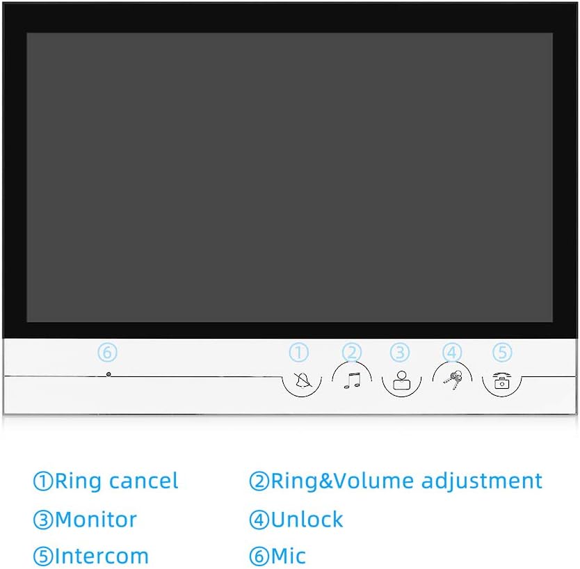 9 Inches Monitor Video Doorbell Intercom System with HD Camera Q147962