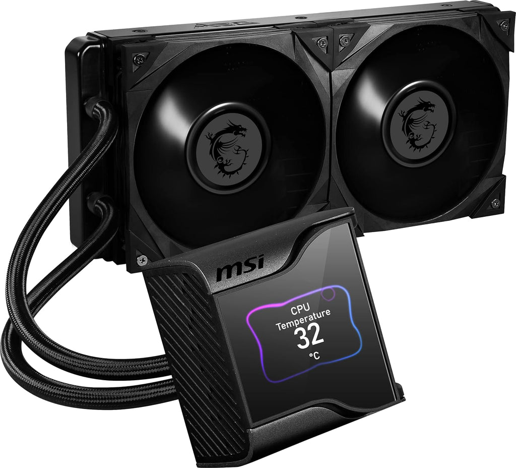 240mm Radiator CPU Liquid Cooler with Dual 120mm aRGB PWM Fans W514874